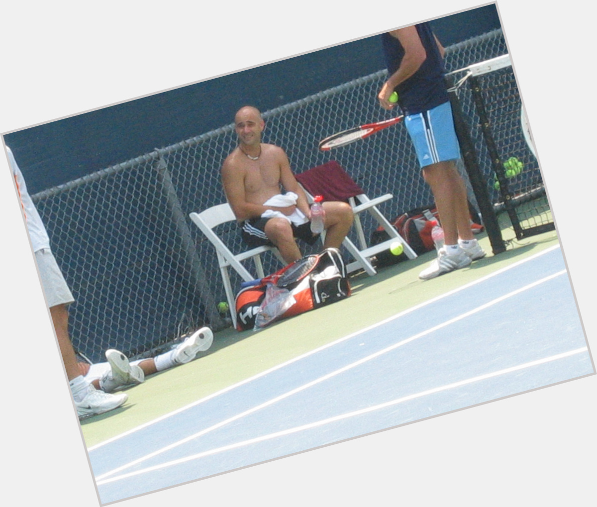 Andre Agassi shirtless bikini