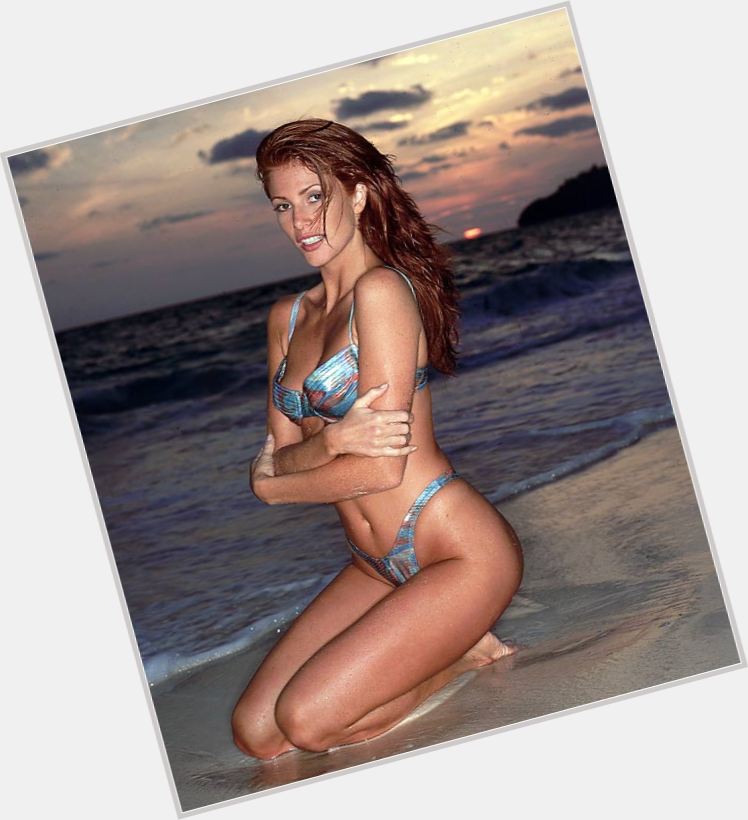 Angie Everhart shirtless bikini