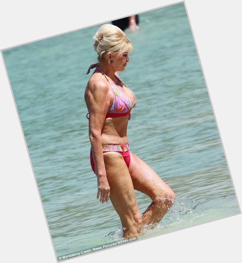 Ivana Trump shirtless bikini