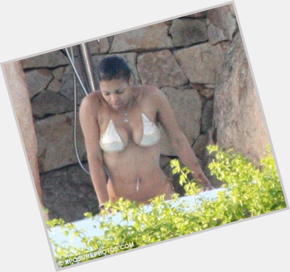 Janet Jackson shirtless bikini