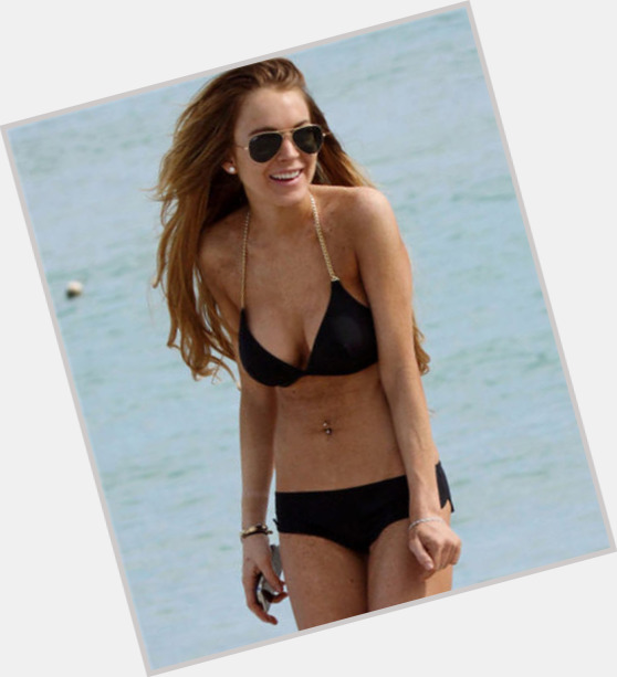 Lindsay Lohan shirtless bikini
