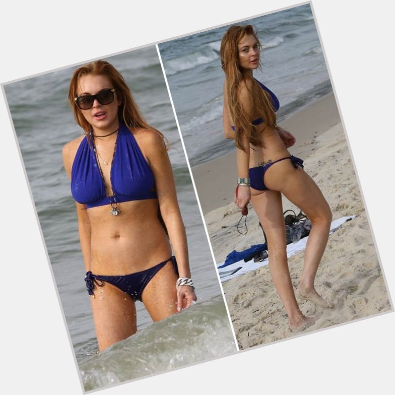 Lindsay Lohan shirtless bikini