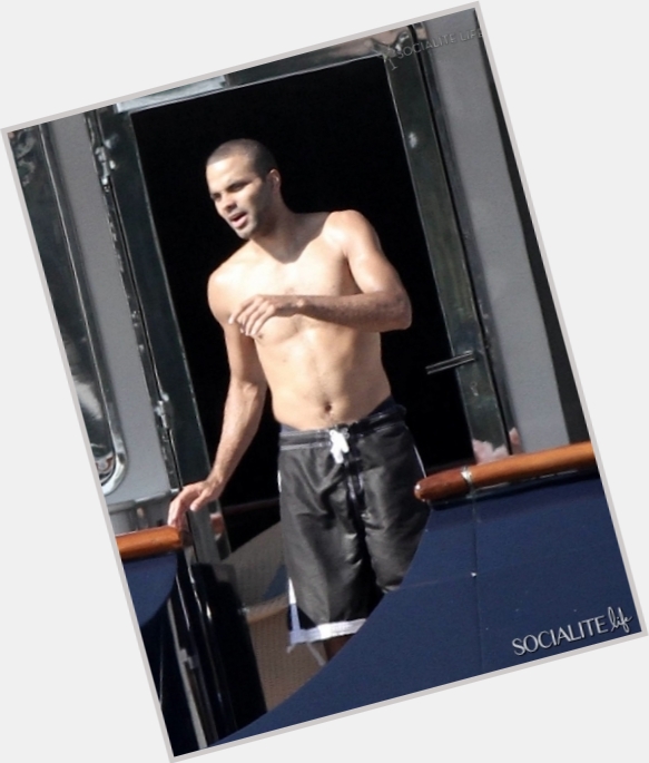 Tony Parker shirtless bikini