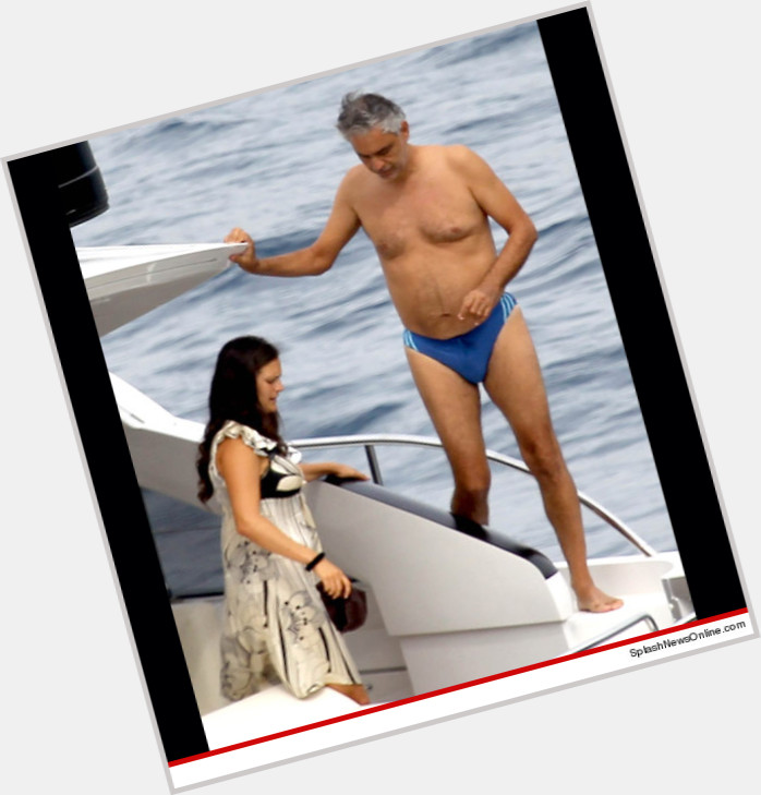 Andrea Bocelli shirtless bikini