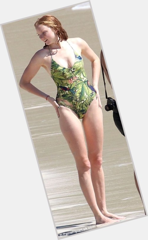 Lily Cole shirtless bikini