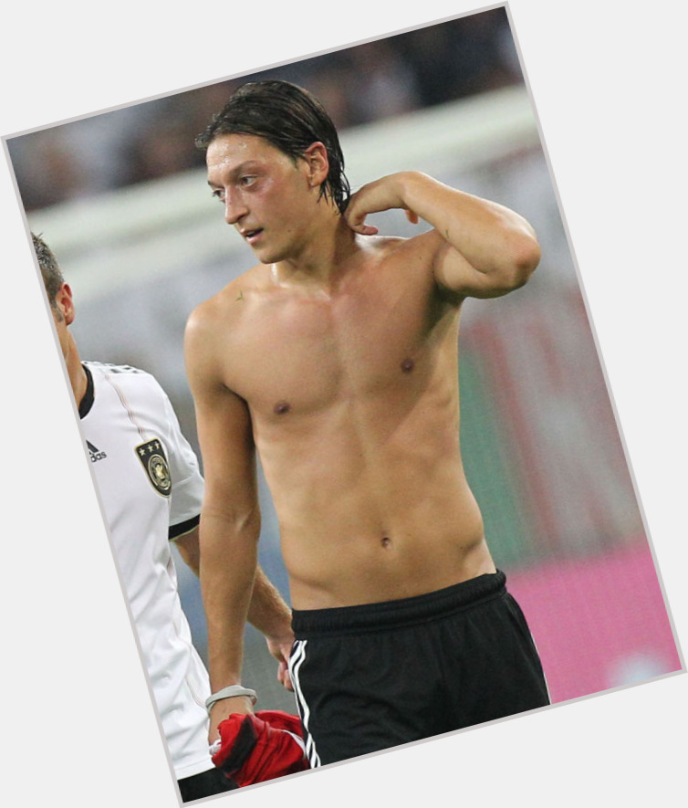 Mesut Ozil shirtless bikini