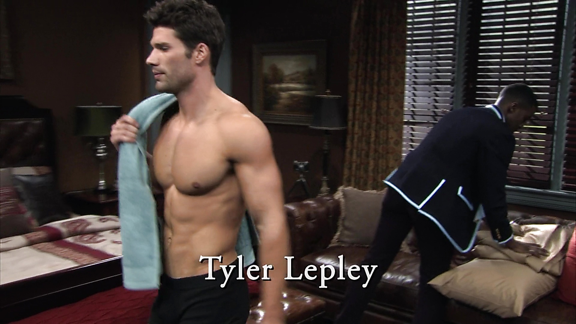 Aaron O Connell sexy shirtless scene April 16, 2025, 2pm