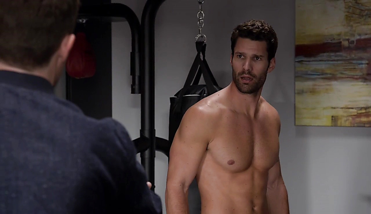 Aaron O Connell sexy shirtless scene January 18, 2018, 10am