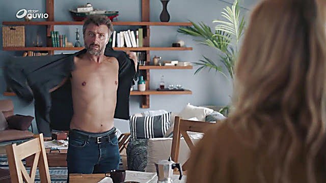 Alexandre Brasseur sexy shirtless scene October 17, 2020, 1pm
