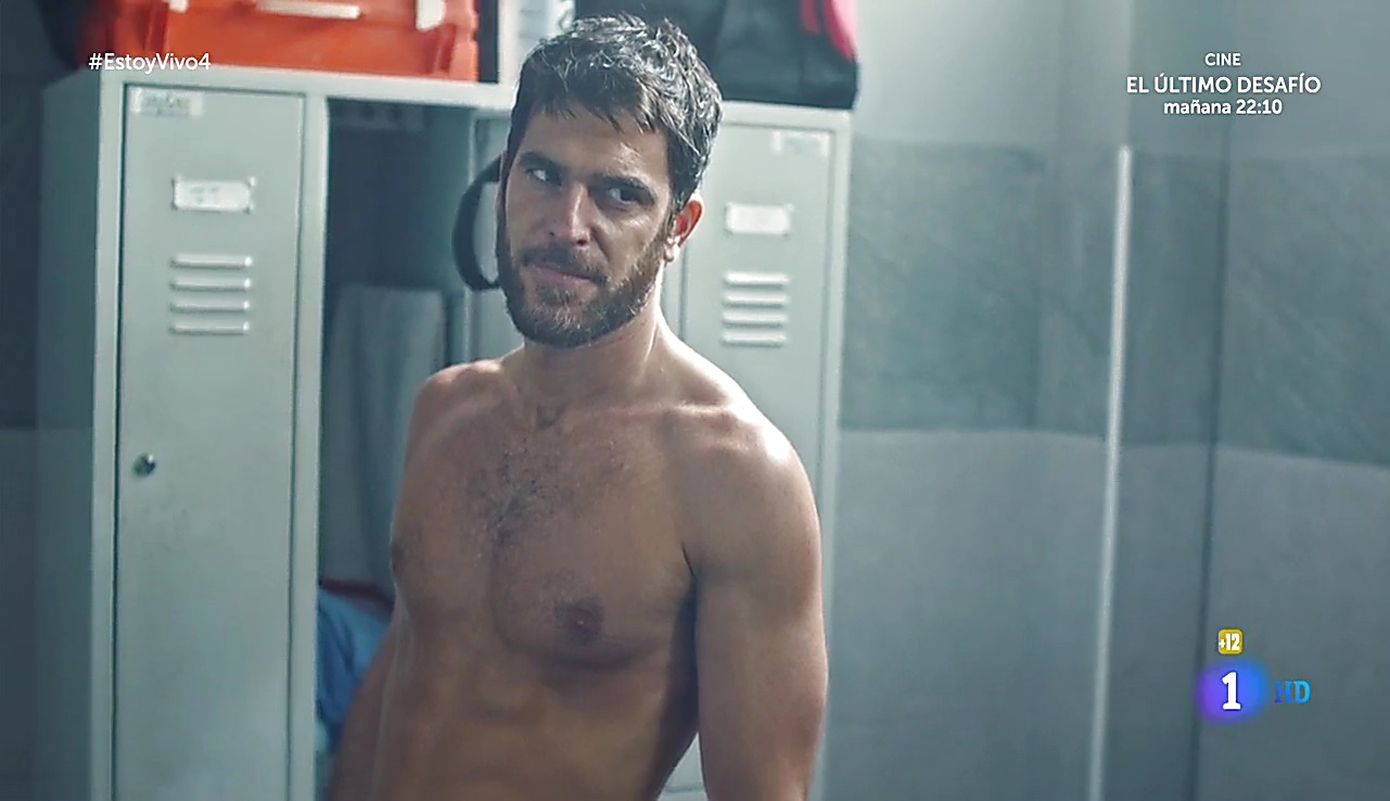 Alfonso Bassave sexy shirtless scene September 30, 2017, 1pm