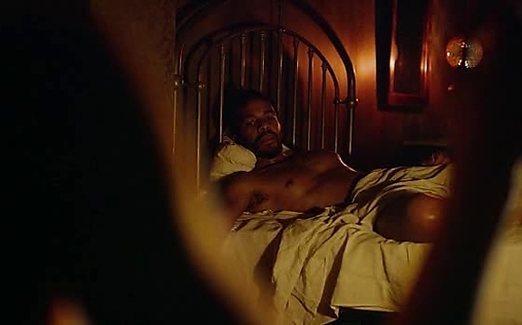 Andre Holland sexy shirtless scene October 20, 2014, 3pm