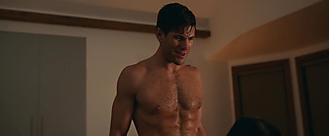 Austin Stowell sexy shirtless scene December 11, 2021, 3pm