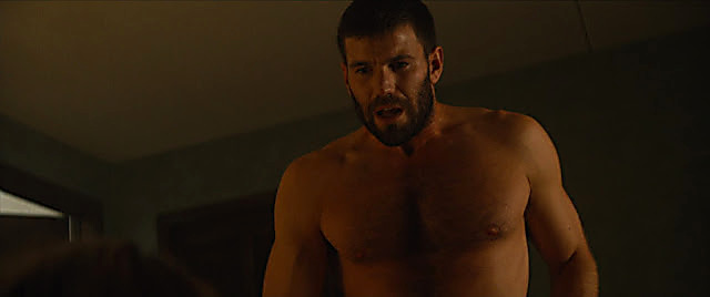 Austin Stowell sexy shirtless scene December 18, 2023, 12pm