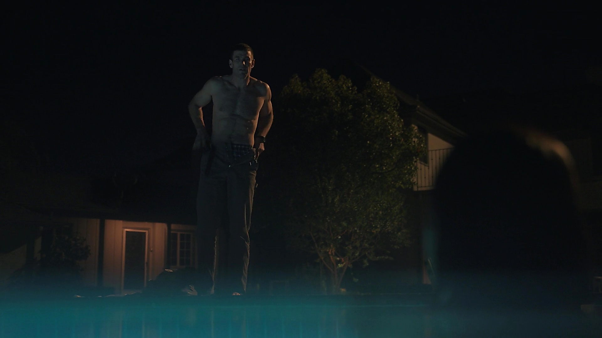 Austin Stowell sexy shirtless scene April 29, 2025, 5am