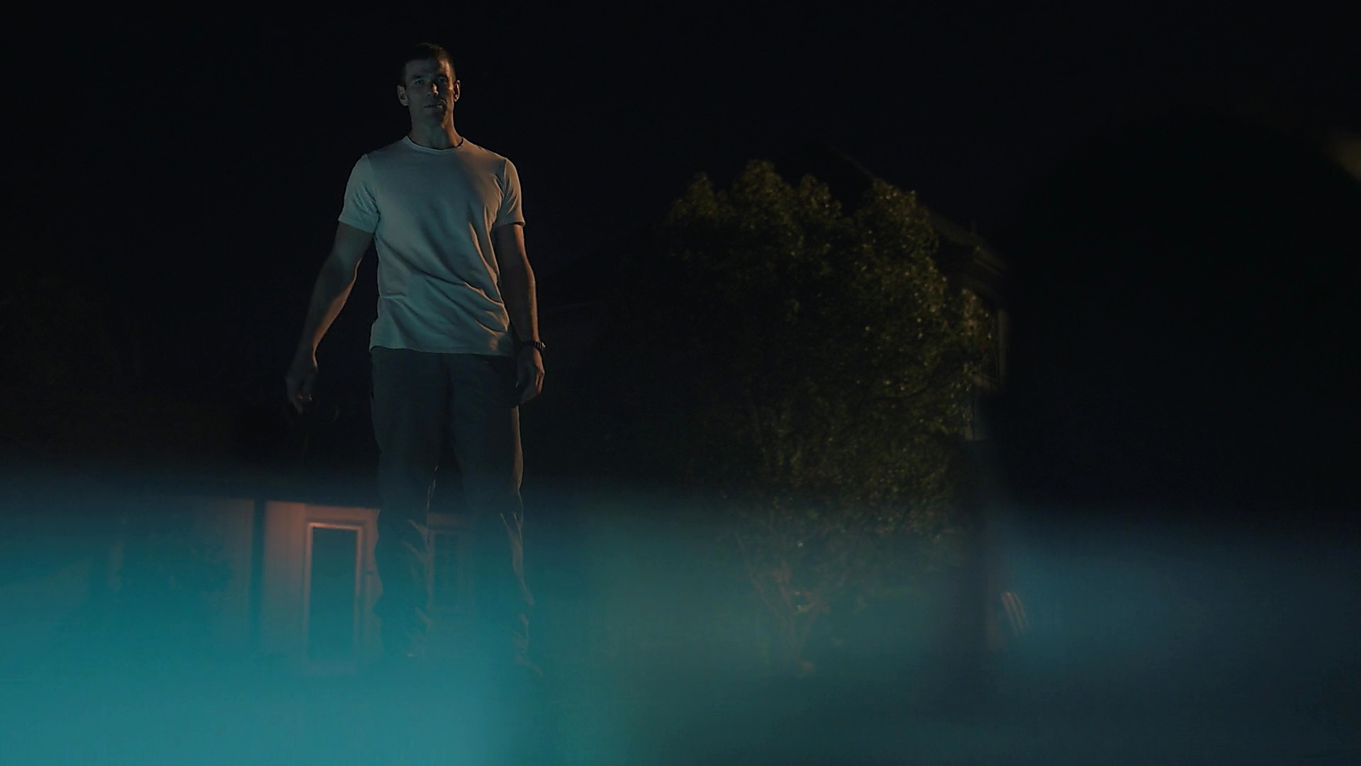 Austin Stowell sexy shirtless scene April 29, 2025, 5am
