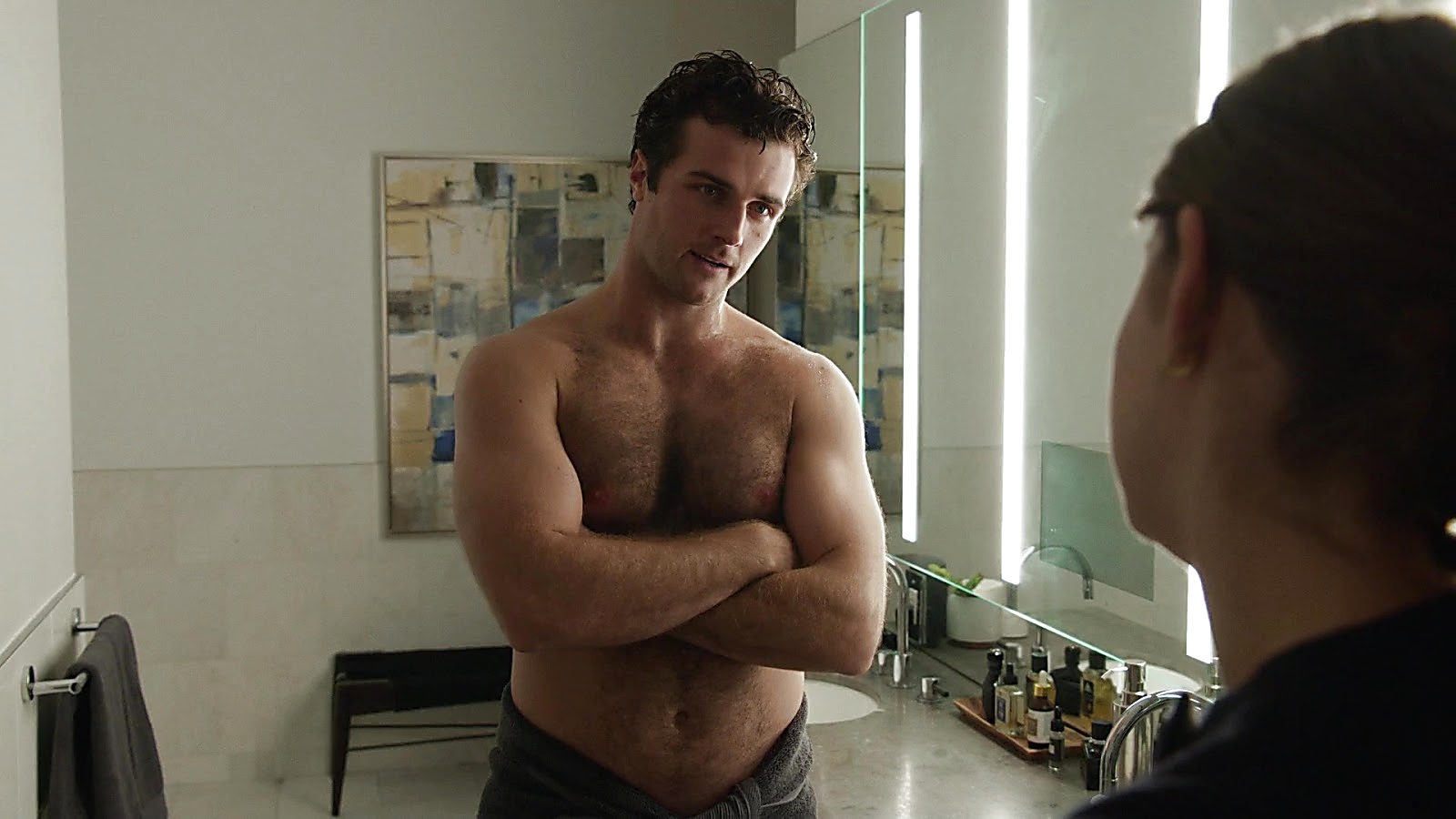 Average Body: Beau Mirchoff Shirtless Scene in Awkward Season 4.