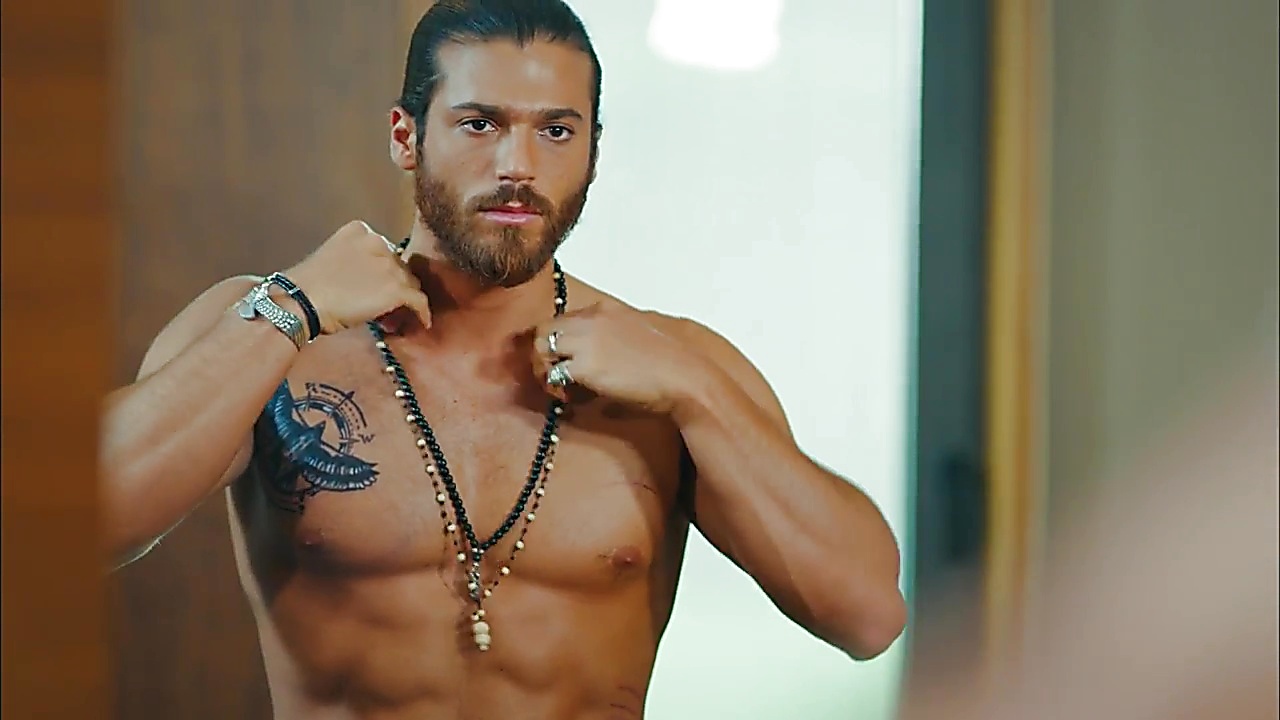 Can Yaman sexy shirtless scene October 28, 2018, 1pm