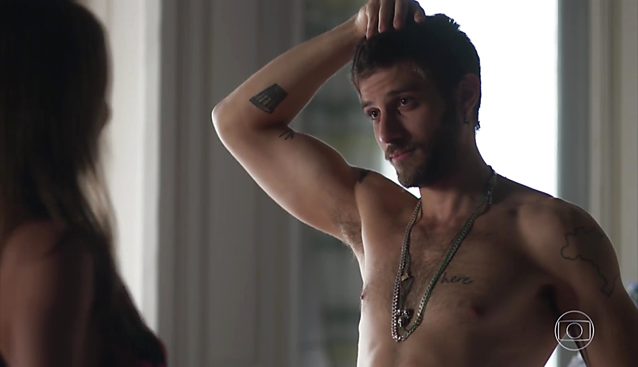 Chay Suede sexy shirtless scene June 15, 2018, 1pm