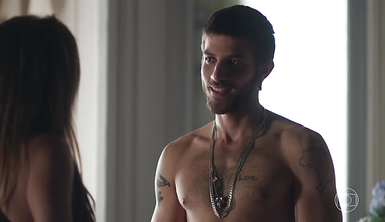 Chay Suede sexy shirtless scene June 15, 2018, 1pm