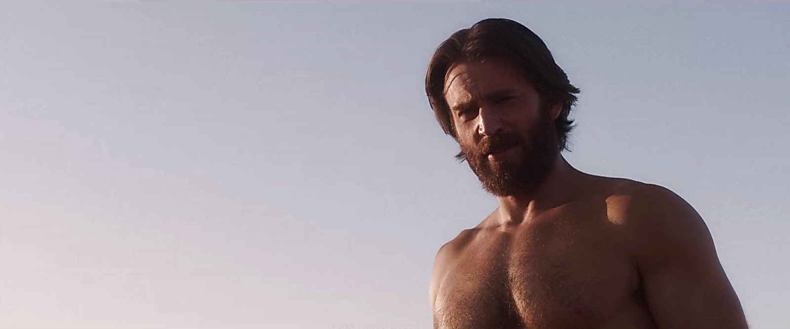 Chris Evans sexy shirtless scene July 31, 2019, 3pm