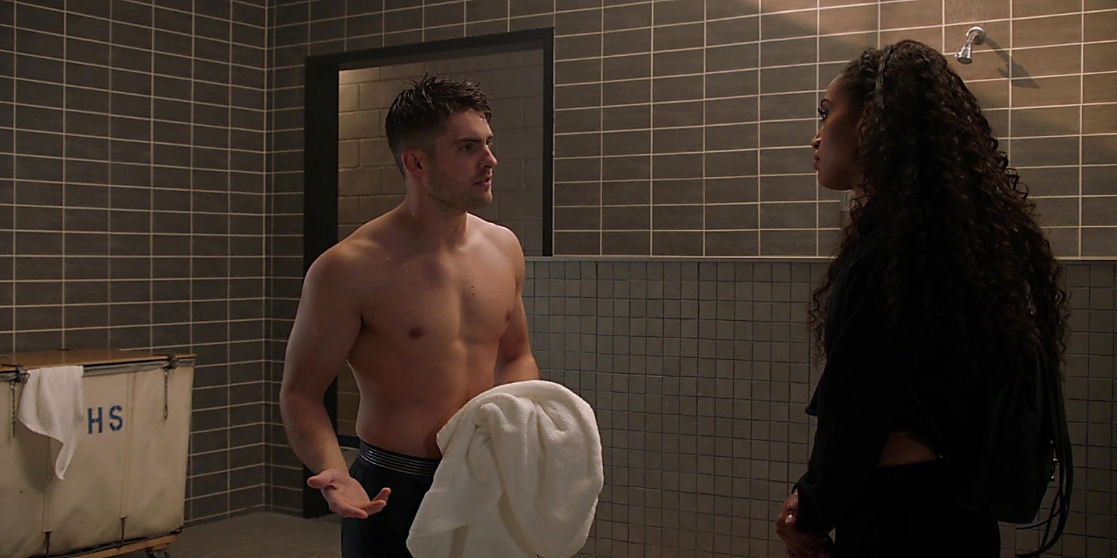 Cody Christian sexy shirtless scene March 21, 2020, 10am