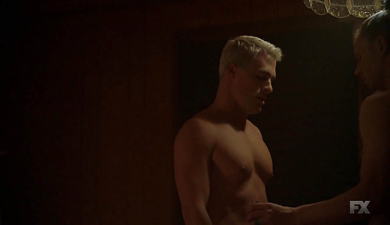 Colton Haynes sexy shirtless scene October 25, 2017, 3am