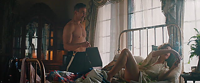 Daniel Bernhardt sexy shirtless scene November 10, 2021, 5am