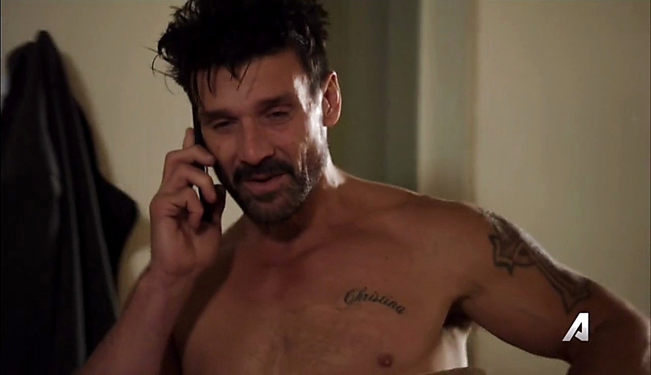 Frank Grillo sexy shirtless scene June 1, 2017, 3am