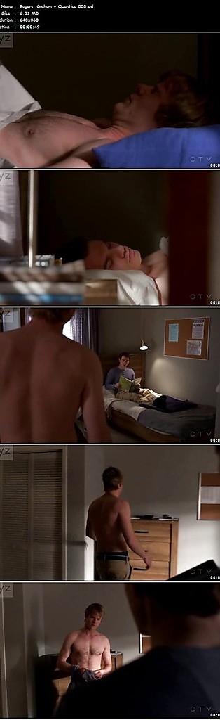 Graham Rogers sexy shirtless scene April 12, 2016, 5pm
