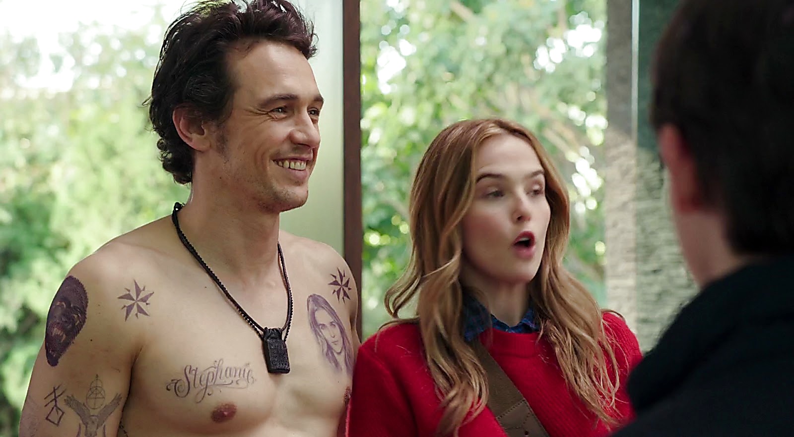 James Franco sexy shirtless scene March 14, 2017, 2pm