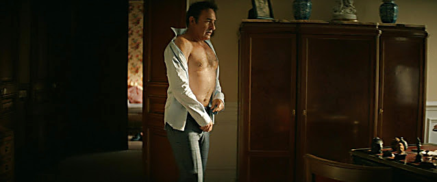 Jean Dujardin sexy shirtless scene October 13, 2023, 8am