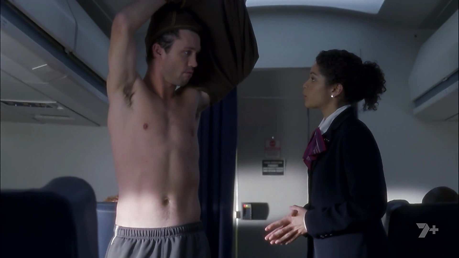 Jeffrey Donovan sexy shirtless scene March 13, 2025, 5pm