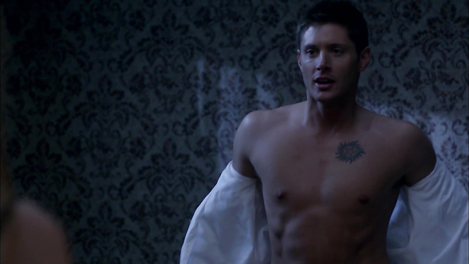 Jensen Ackles sexy shirtless scene July 22, 2020, 4am