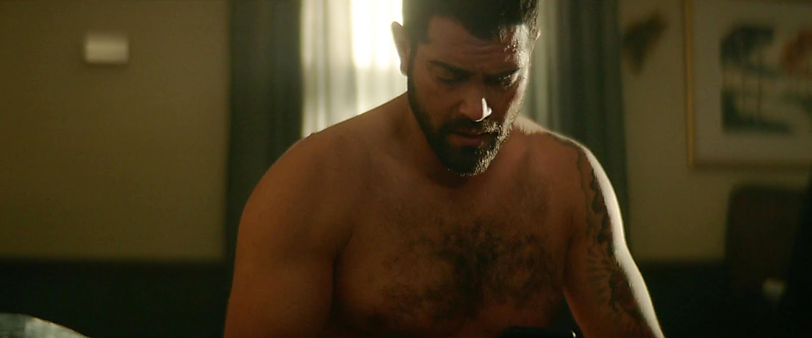 Jesse Metcalfe sexy shirtless scene August 25, 2020, 10am