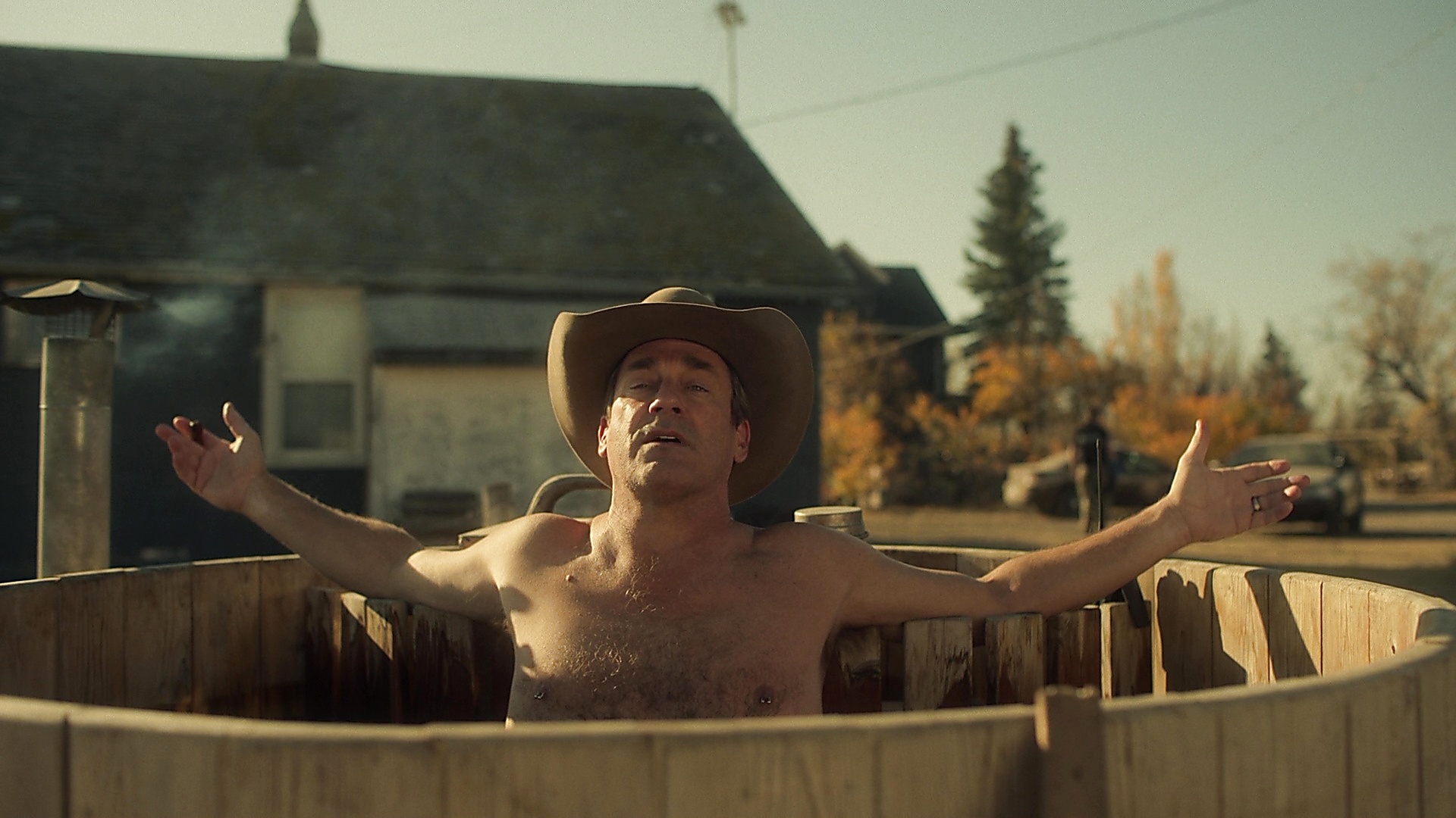 Jon Hamm sexy shirtless scene April 12, 2025, 7am
