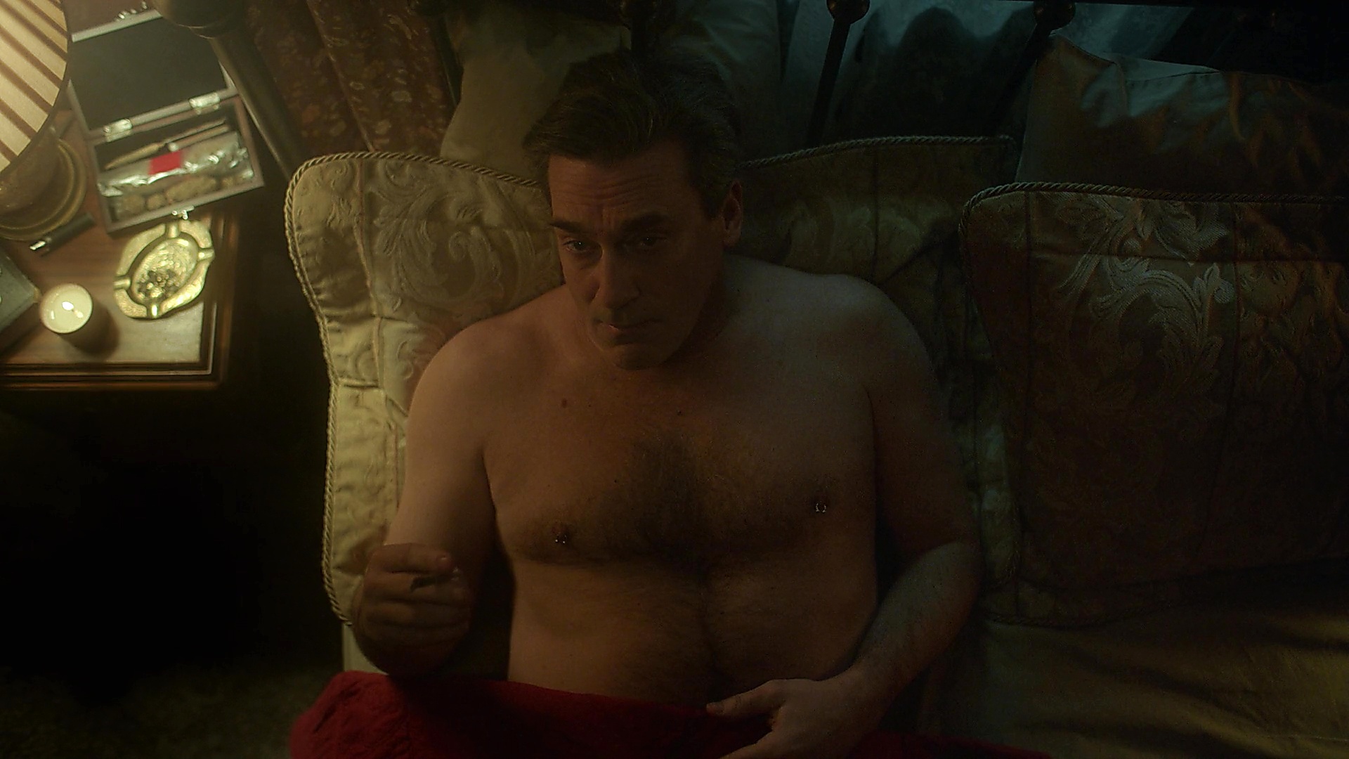 Jon Hamm sexy shirtless scene April 14, 2025, 7am