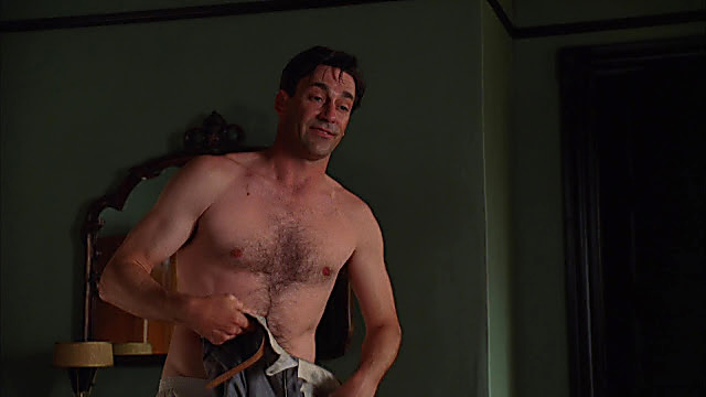 Jon Hamm sexy shirtless scene October 28, 2020, 5am
