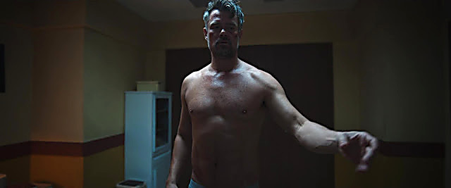 Josh Duhamel sexy shirtless scene October 1, 2022, 1am