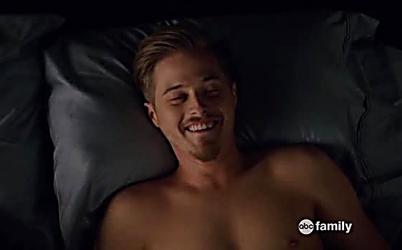 Lucas Grabeel sexy shirtless scene August 4, 2014, 1pm