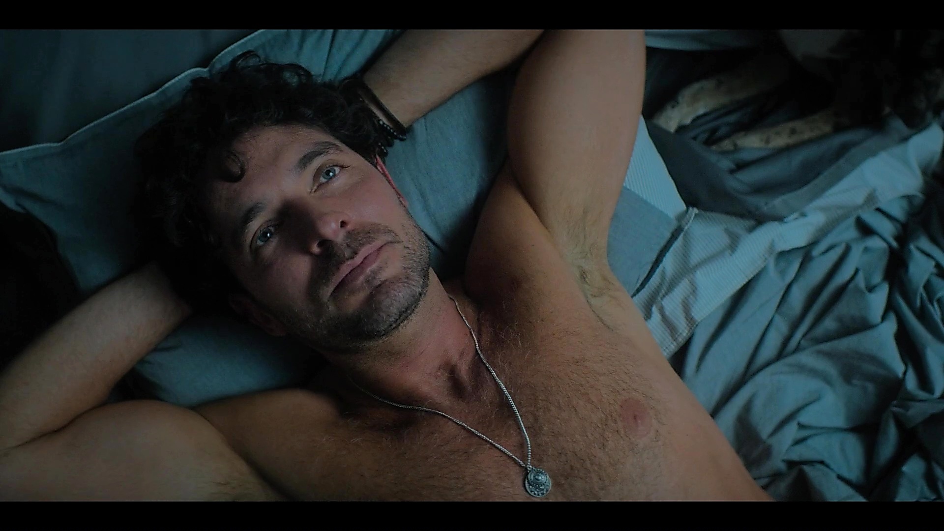 Manolo Cardona sexy shirtless scene March 9, 2025, 3pm