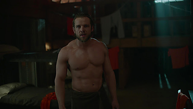 Max Thieriot sexy shirtless scene January 31, 2023, 6am