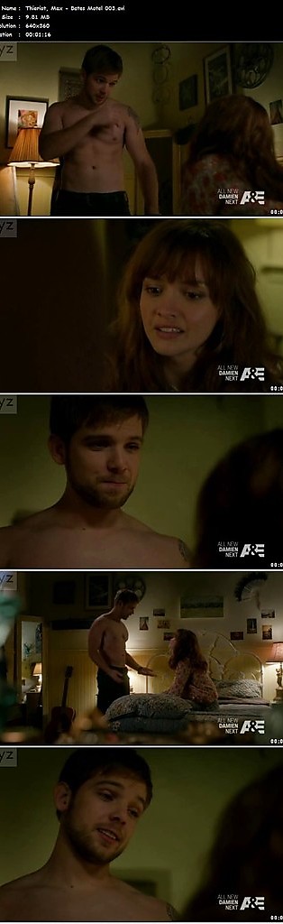 Max Thieriot sexy shirtless scene April 19, 2016, 2pm
