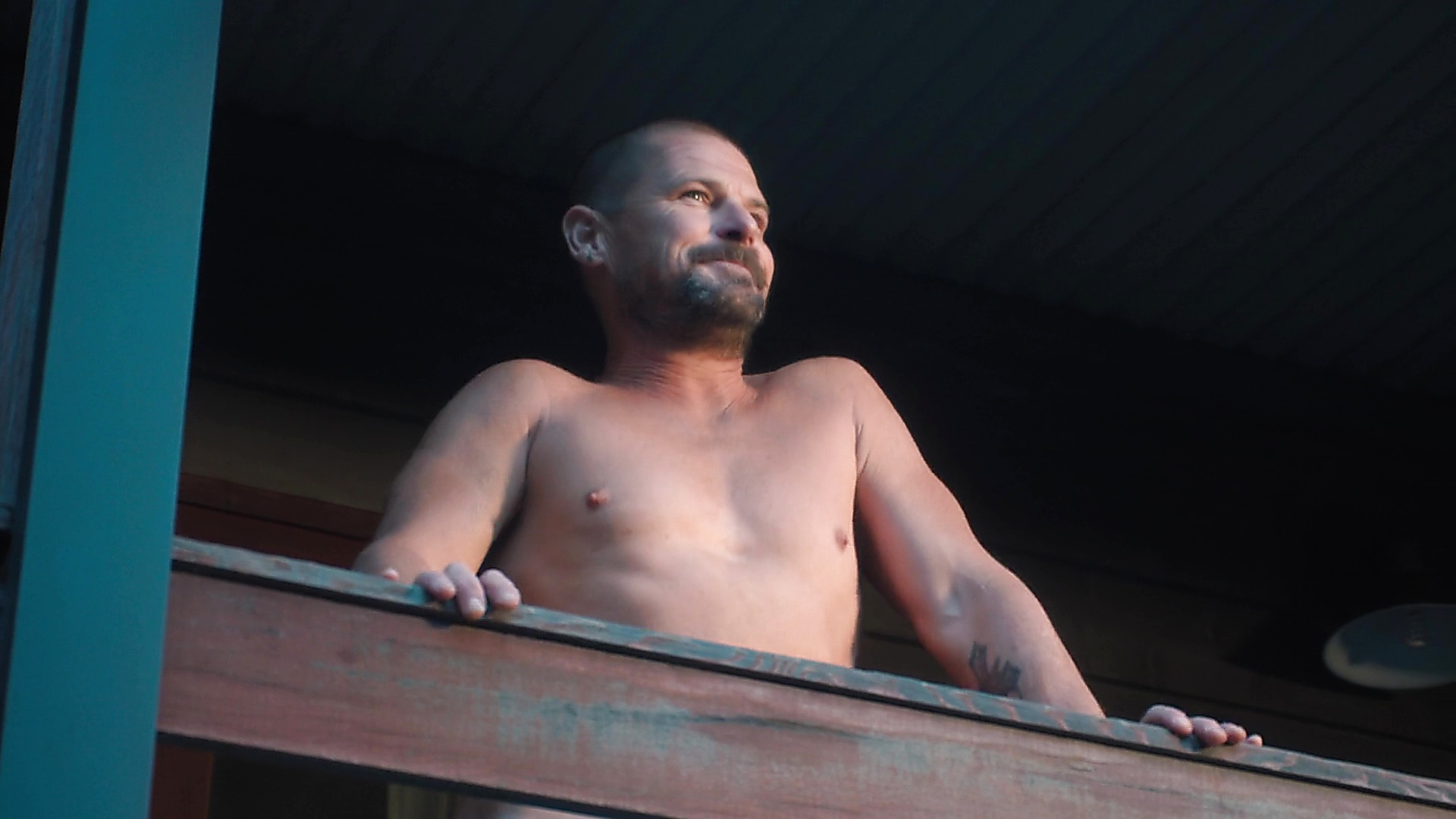 Nathan Phillips sexy shirtless scene March 14, 2025, 5am