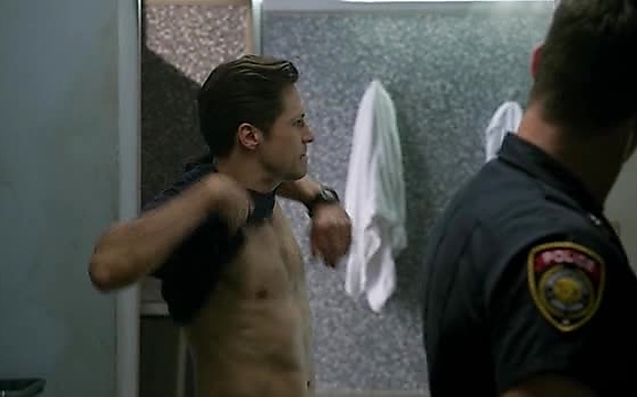 Nick Wechsler sexy shirtless scene November 4, 2014, 7pm