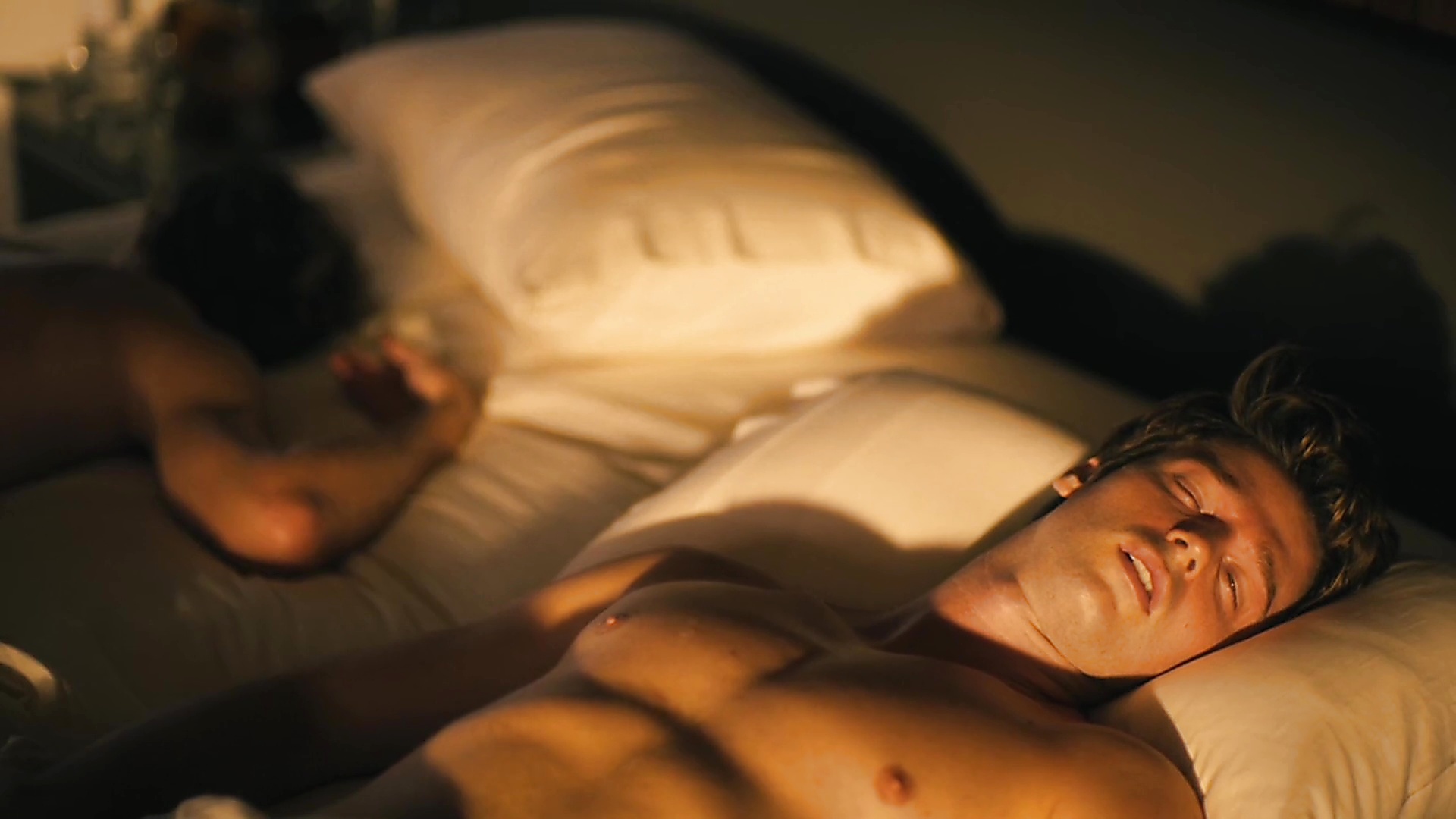 Patrick Schwarzenegger sexy shirtless scene March 23, 2025, 11pm