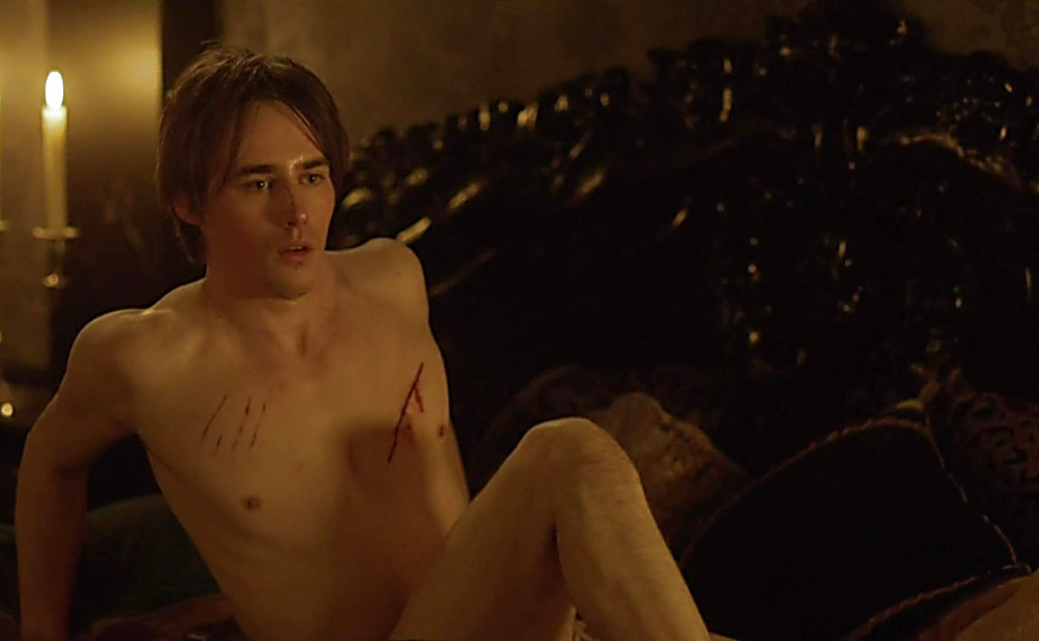 Reeve Carney sexy shirtless scene June 23, 2014, 1am