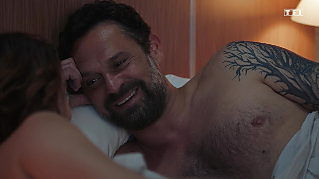 Renaud Roussel sexy shirtless scene July 14, 2021, 4am