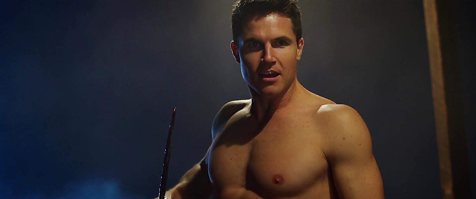 Robbie Amell sexy shirtless scene September 10, 2020, 8am