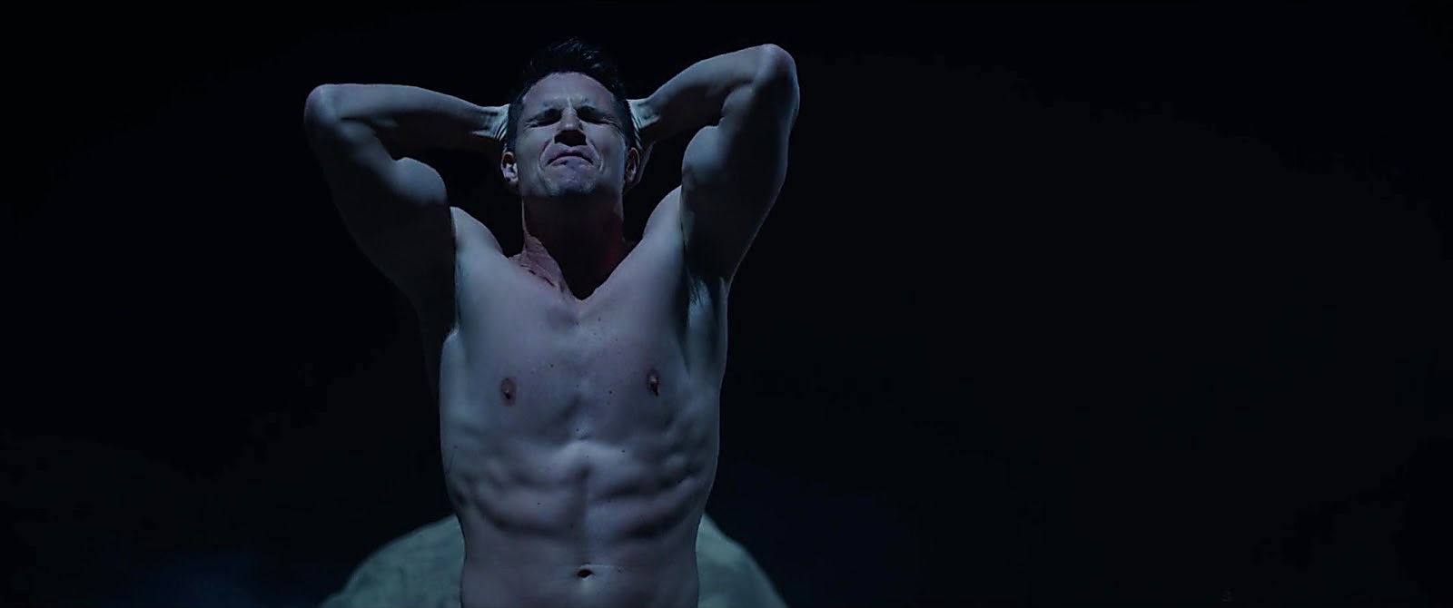 Robbie Amell sexy shirtless scene September 10, 2020, 8am