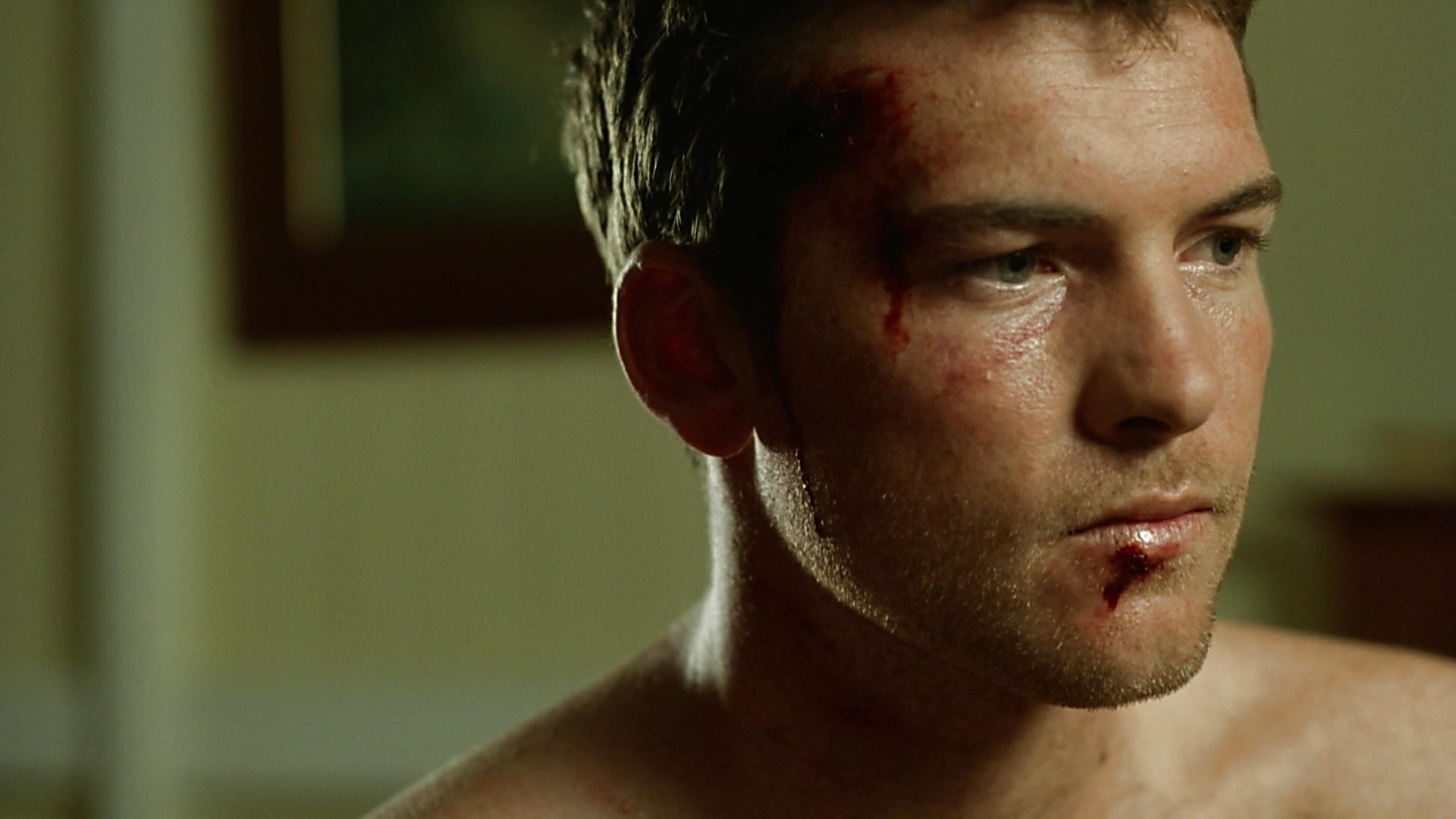 Sam Worthington sexy shirtless scene April 30, 2025, 2pm